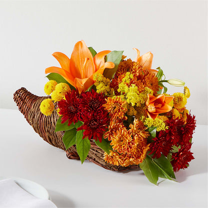 Bouquet of Blessings Cornucopia – BELLE FLEURS & DESSINS, Lexington KY