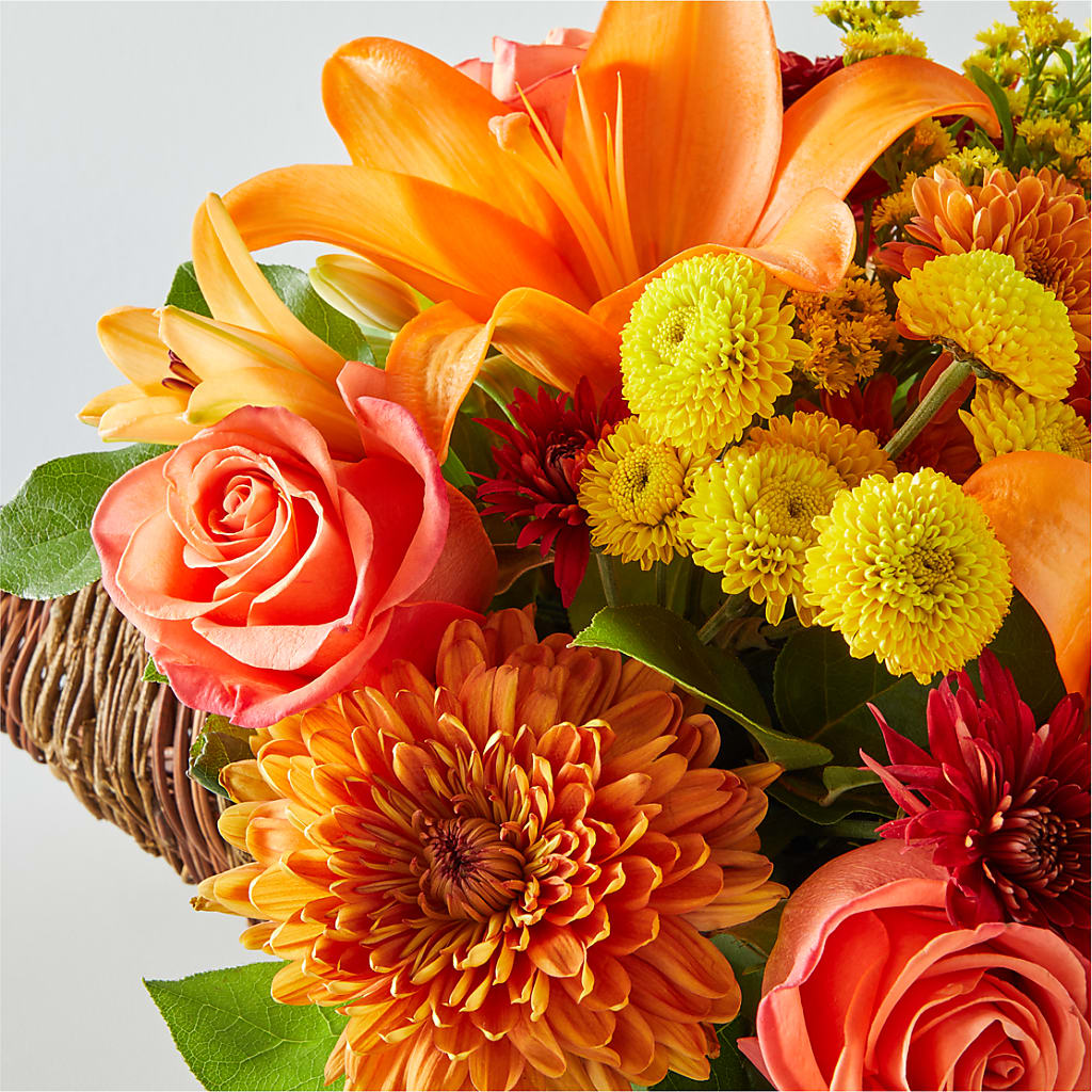 Bouquet of Blessings Cornucopia – BELLE FLEURS & DESSINS, Lexington KY