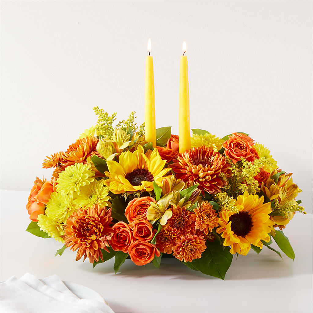 Autumn Harmony Centerpiece – BELLE FLEURS & DESSINS, Lexington KY