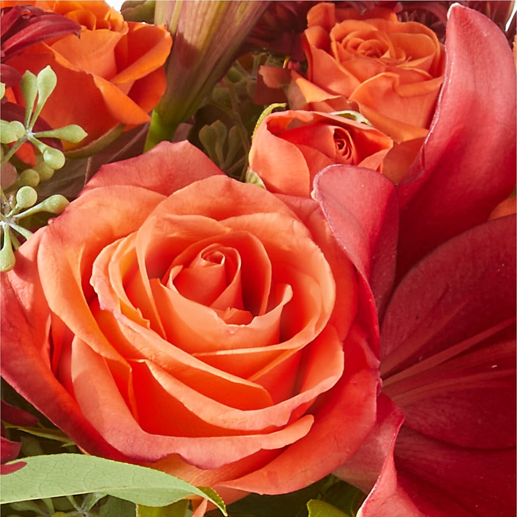 Crimson Leaves Bouquet – BELLE FLEURS & DESSINS, Lexington KY