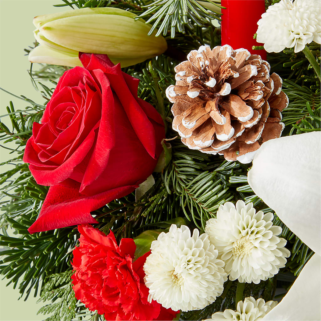Seasonal Festivities Centerpiece – BELLE FLEURS & DESSINS, Lexington KY