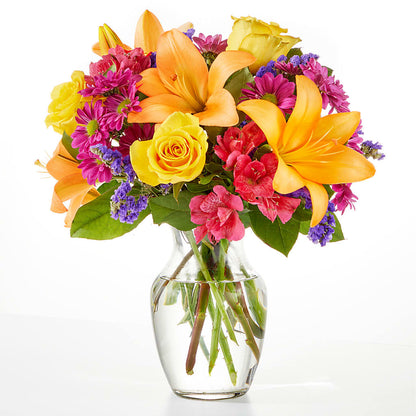 Colorful Visions Bouquet – BELLE FLEURS & DESSINS, Lexington KY