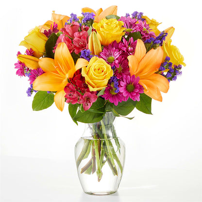 Colorful Visions Bouquet – BELLE FLEURS & DESSINS, Lexington KY