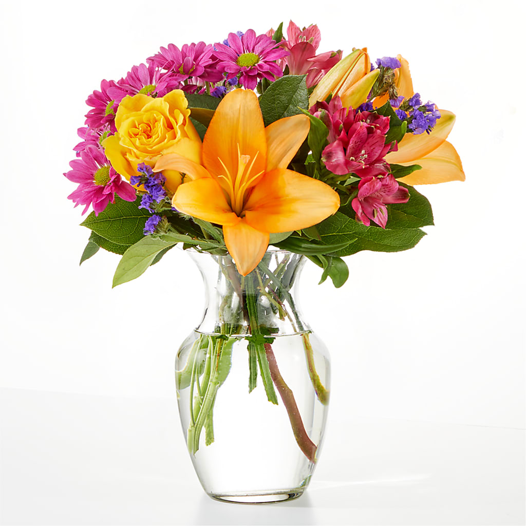 Colorful Visions Bouquet – BELLE FLEURS & DESSINS, Lexington KY
