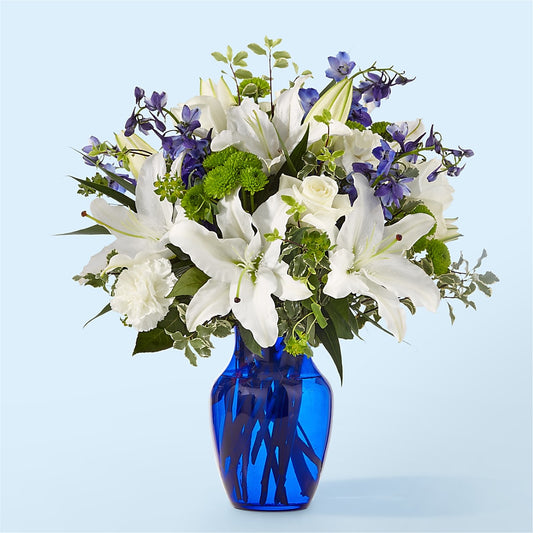 Santorini Bouquet – BELLE FLEURS & DESSINS, Lexington KY
