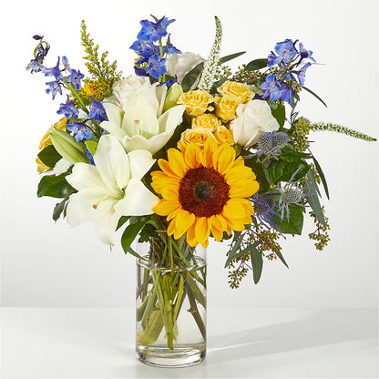 Wonderfully Sunny Bouquet – BELLE FLEURS & DESSINS, Lexington KY