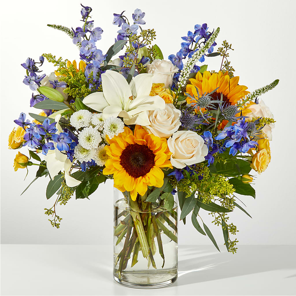 Wonderfully Sunny Bouquet – BELLE FLEURS & DESSINS, Lexington KY