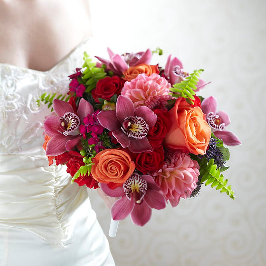 Brilliant Blossoms Bouquet – BELLE FLEURS & DESSINS, Lexington KY