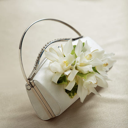 White Purse Decor – BELLE FLEURS & DESSINS, Lexington KY